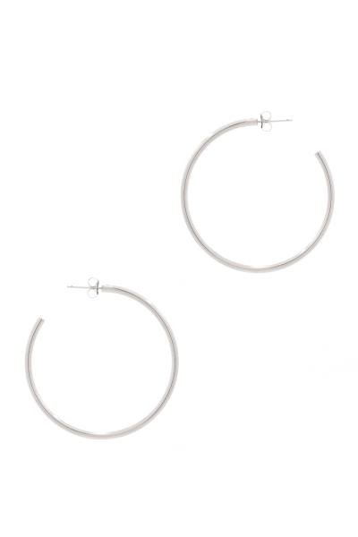 BASIC METAL 60MM HOOP EARRING