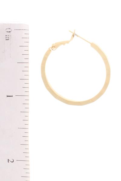 BASIC METAL HOOP 30MM EARRING