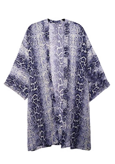 SNAKE PRINT KIMONO