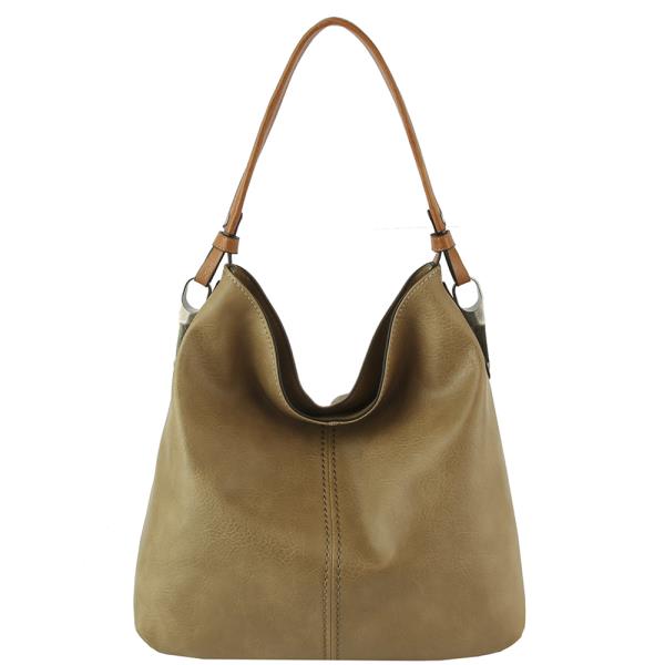 PLAIN HANDLE HOBO BAG