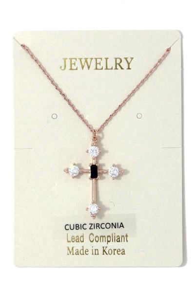 CROSS CHARM NECKLACE