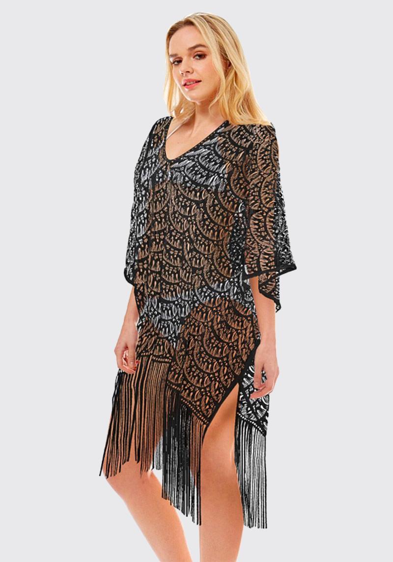 SILKY THIN MULTI STRING KIMONO