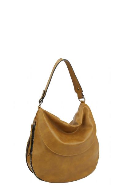 FASHION FAUX LEATHER HOBO BAG
