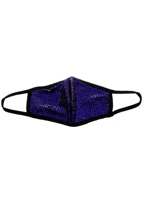 FASHION SPANGLE SOFT FACE MASK WITH FILTER POCKET