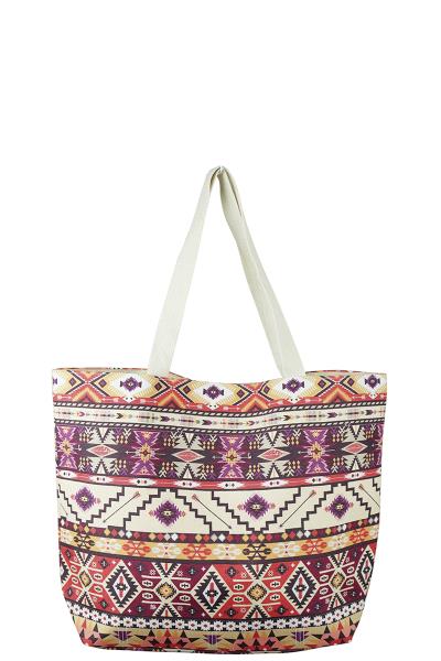 AZTEC PATTERN TOTE BAG
