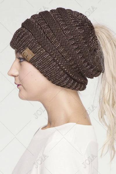 CC METALLIC TAIL BEANIE