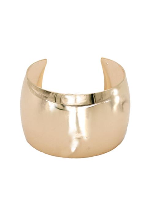 WIDE METAL CUFF BRACELET