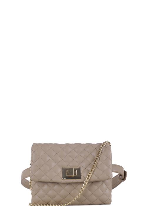 TRENDY FASHION STITCHED DESIGN CROSSBODY BAG