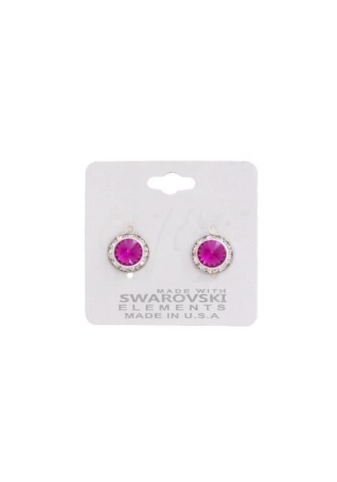 BASIC STONE STUD FASHION EARRING