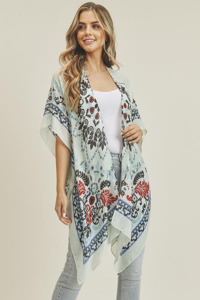 BOHEMIAN PRINT KIMONO