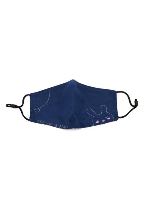 KIDS CUTE FASHION CAT PRINT FABRIC MASK - 12 PCS.
