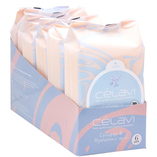 6 PACKS MAKEUP REMOVER CLEANSING WIPES REMOVING TOWELETTES