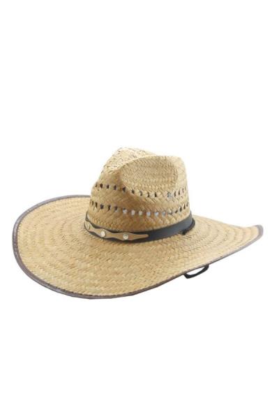 PALM LEAF STRAW 5" BRIM