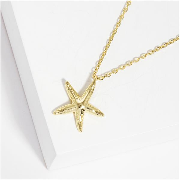 GOLD DIPPED STARFISH NECKLACE