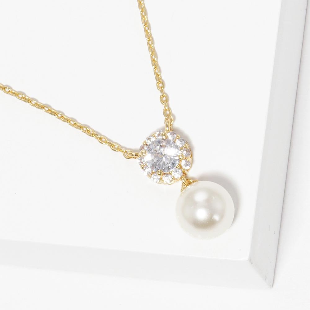 PEARL BEAD PENDANT NECKLACE