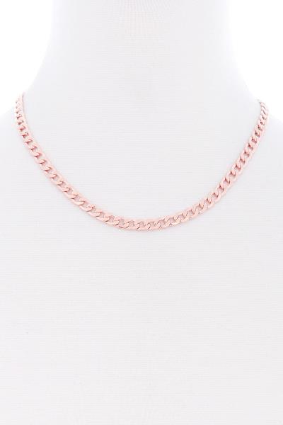 SODAJO SIMPLE METAL CHAIN NECKLACE