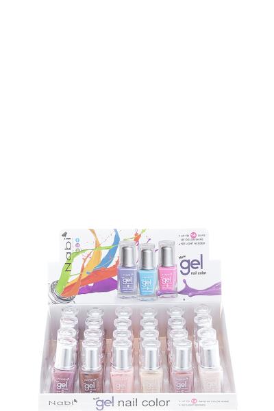 NABI NEW GEL NAIL COLOR 24 PCS