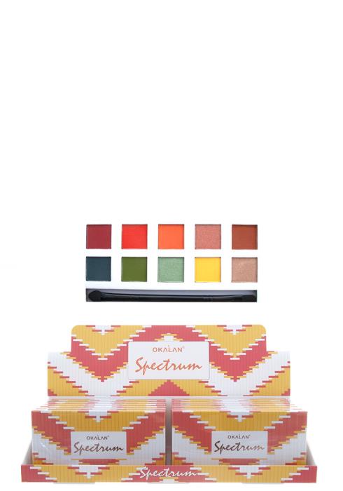 OKALAN YOUTHFUL EYE SHADOW PALETTE (12 UNITS)