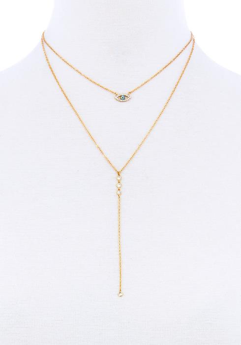 HOT TRENDY EVIL EYE PENDANT NECKLACE