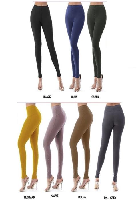 DOUBLE SIDED JERSEY BUTT LIFT LEGGINGS
