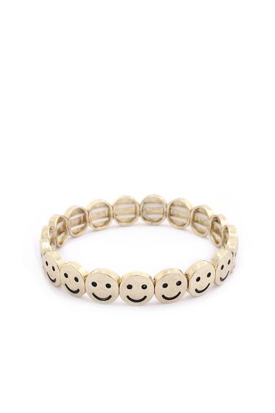 SMILEY FACE CHARM BRACELET