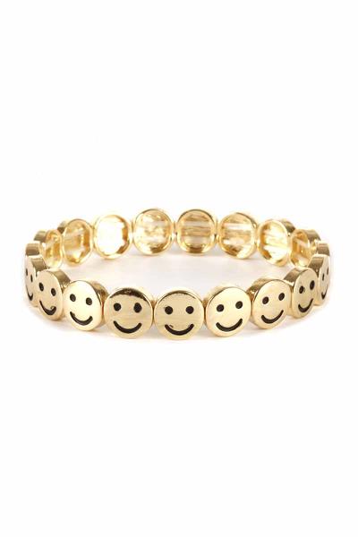 SMILEY FACE CHARM BRACELET