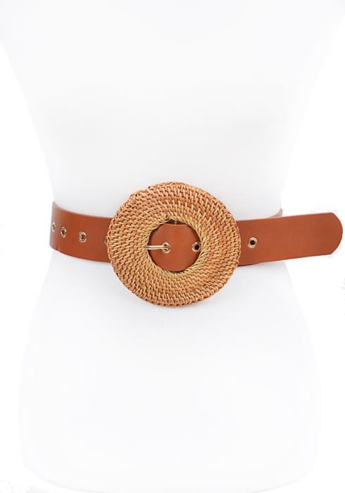 SWIRL ROUND DETAILED BELT