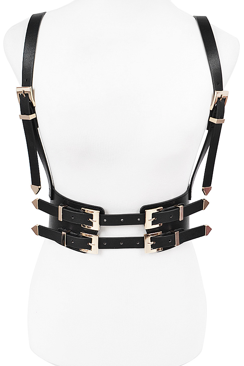 MULTI BUCKLE HARNESS BELT