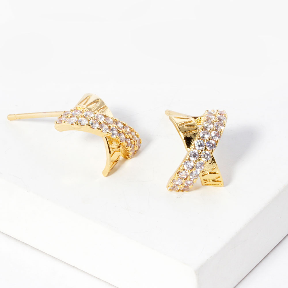 CRISS CROSS EARRING