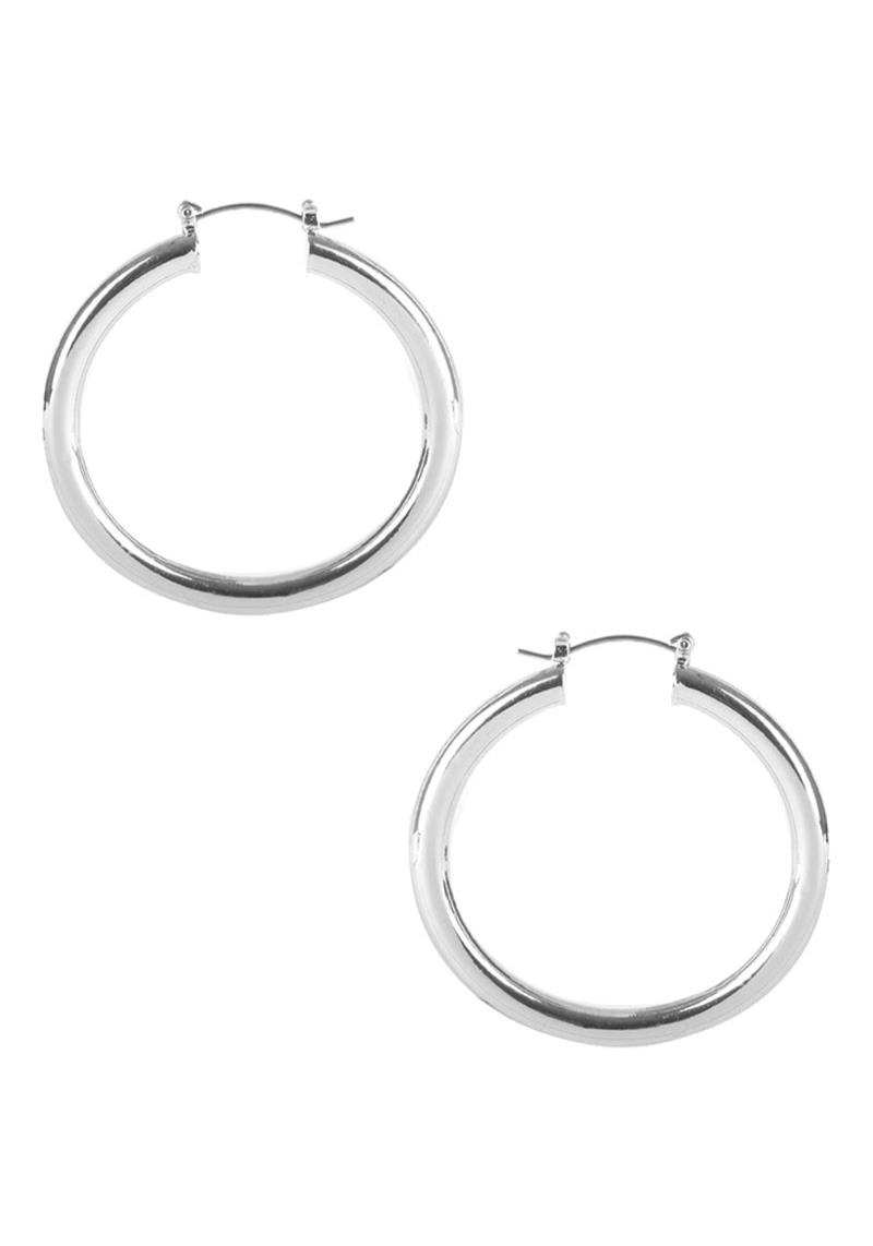BASIC METAL HOOP EARRING
