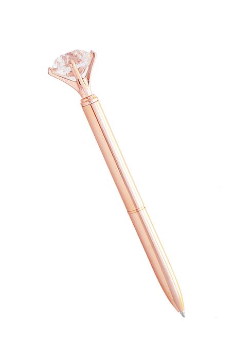 SIMPLE AND DOTTED CRYSTAL PEN
