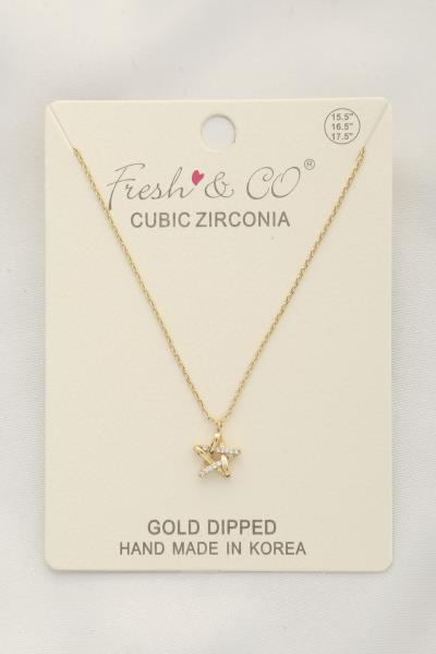 STAR CHARM GOLD DIPPED NECKLACE