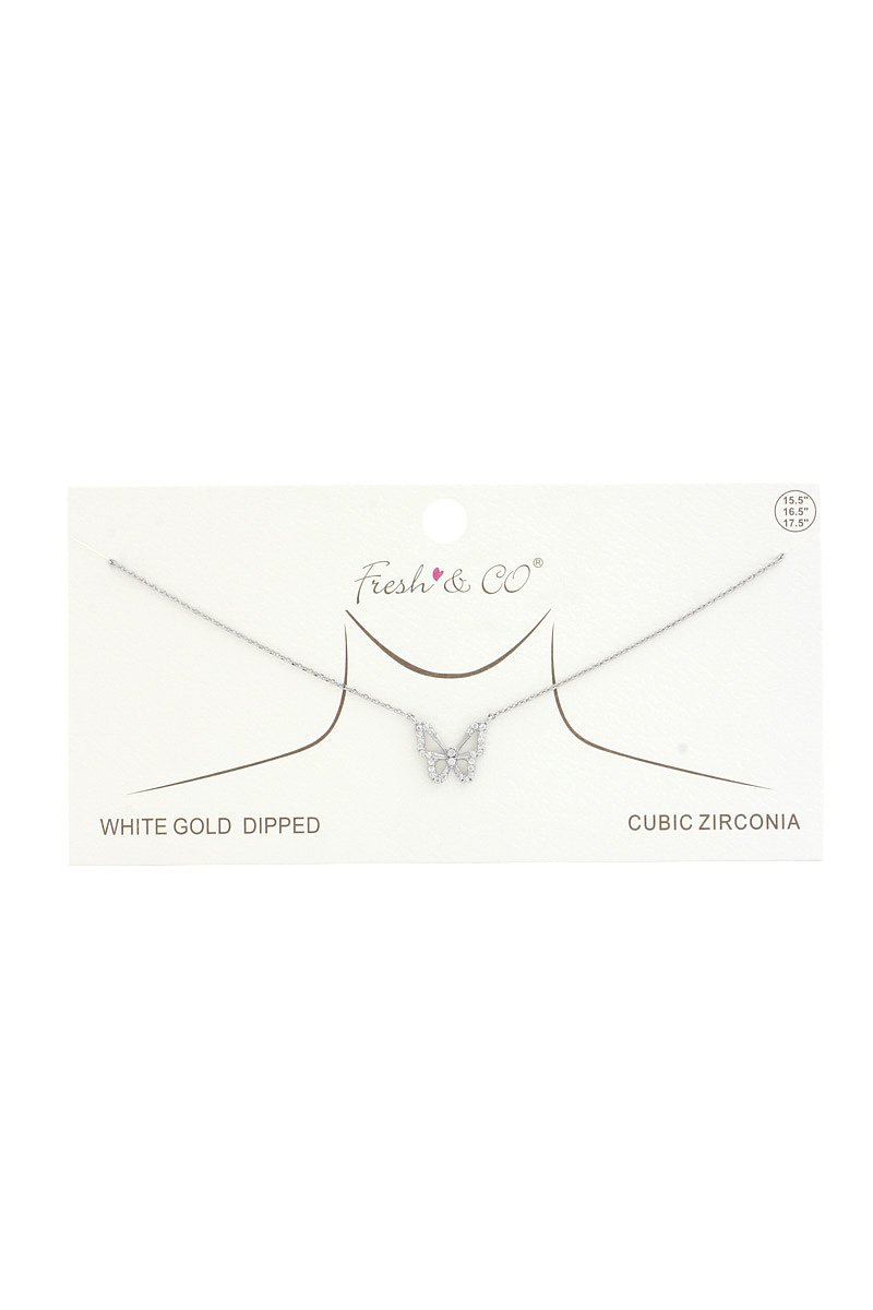 DAINTY BUTTERFLY CHARM NECKLACE