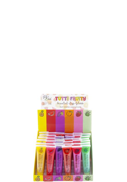 PX LOOK COSMETICS TUTTI FRUITY SCENTED LIP GLOSS 36 PCS