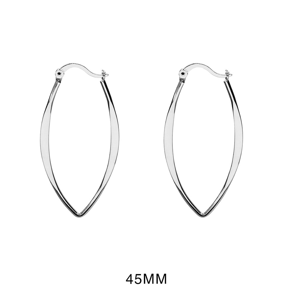 SELECT BOX GOLD DIPPED METAL HOOP EARRING