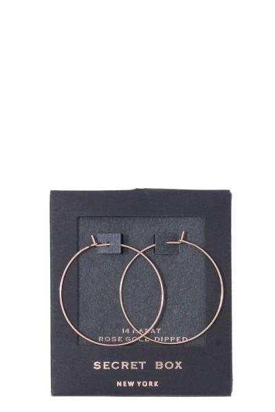 METAL HOOP EARRING