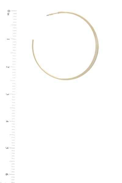 SECRET BOX BASIC METAL OPEN HOOP EARRING