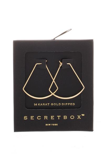 SECRET BOX MINI SIMPLE METAL EARRING