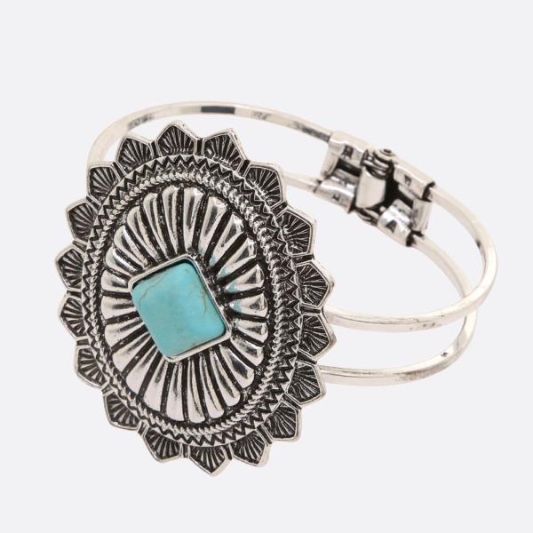 WESTERN STYLE CONCHO CUFF BRACELET