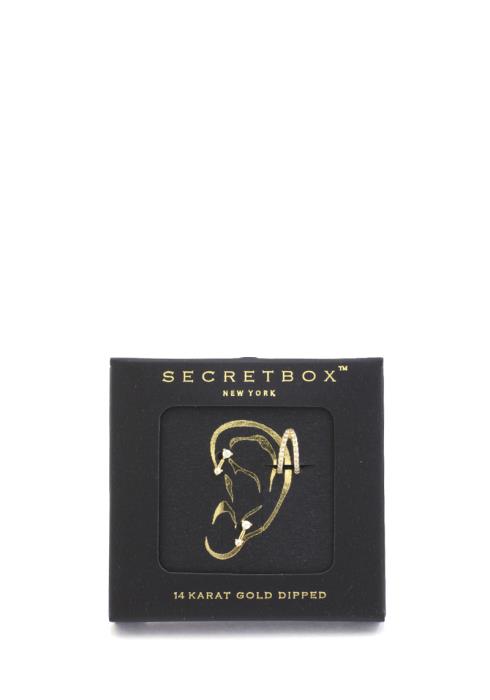 SECRET BOX EAR CUFF EARRING SET