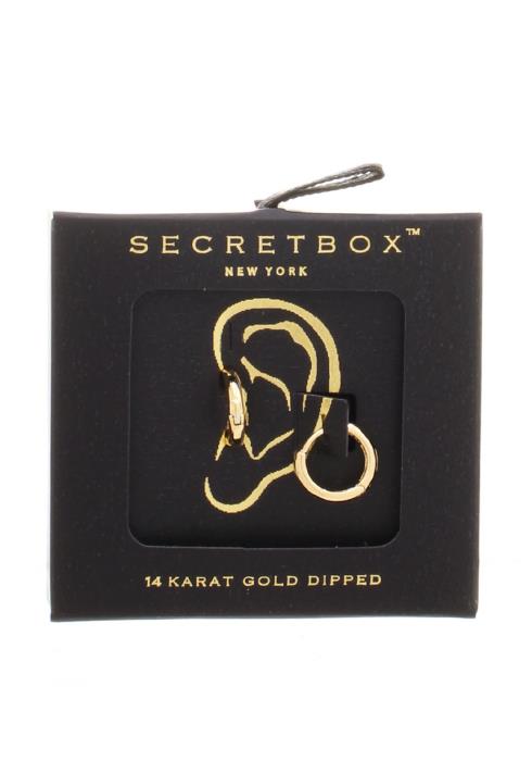 SECRET BOX METAL MINI HOOP EARRING