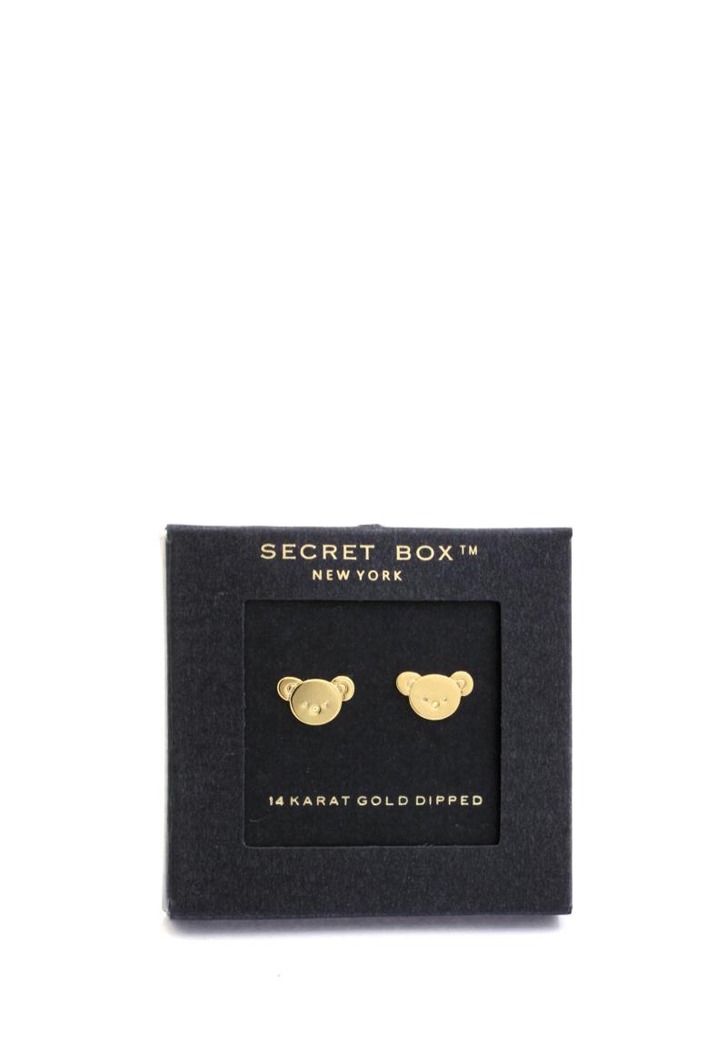 SECRET BOX KOALA CHARM STUD EARRING