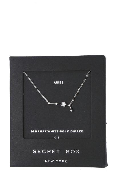 ARIES CONSTELLATION STAR CHARM PENDANT NECKLACE