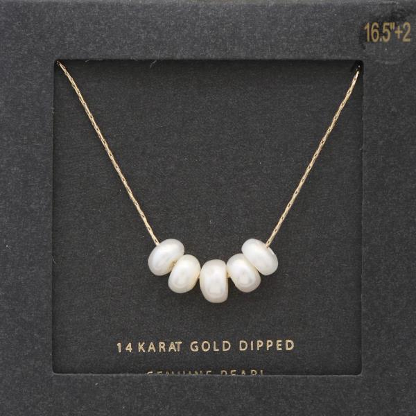 SECRET BOX GENUINE PEARL NECKLACE