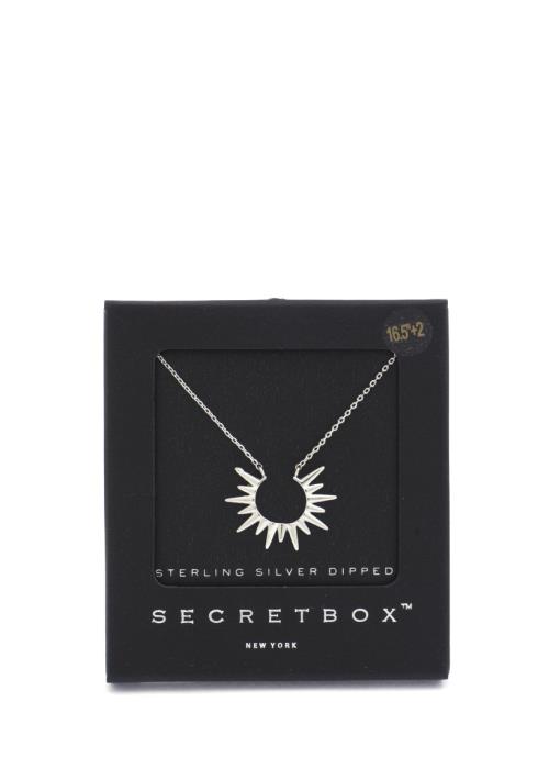 SECRET BOX SUN CHARM NECLACE