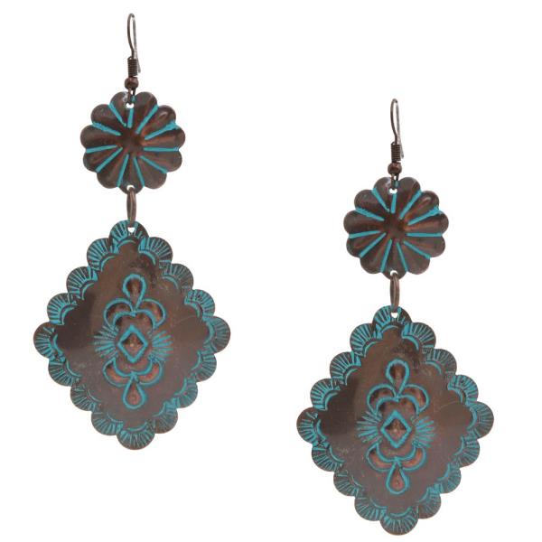 WESTERN STYLE DANGLE EARRING