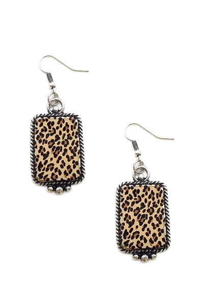 WESTERN STYLE RECTANGLE EARRING