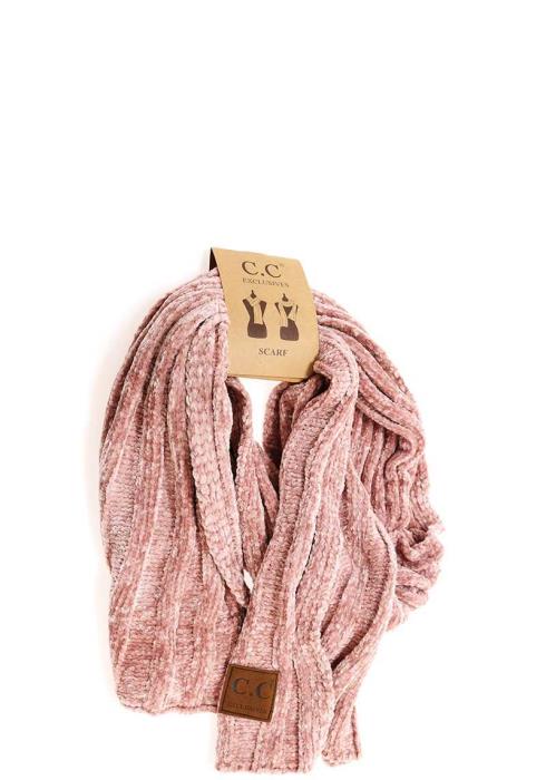 CC RIBBED CHENILLE SCARF