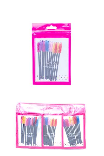 12 DISPOSABLE COLOR MASCARA WANDS 12 UNITS