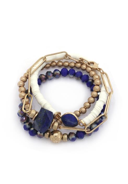 BEADED STRECTH BRACELET SET